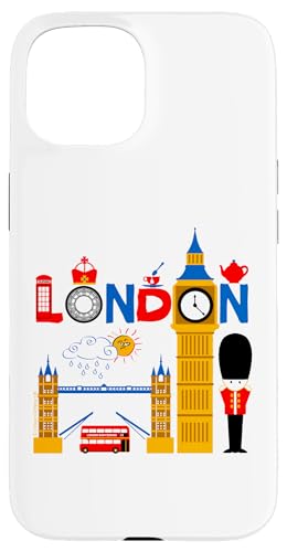 London Calling Kids London Tea Time britisches Touristen-Souvenir Hülle für iPhone 15 von Urban Attitude