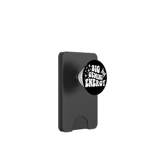 Big Gemini Energy x Gemini Sternzeichen Retro PopSockets PopWallet für MagSafe von Urban Empyre