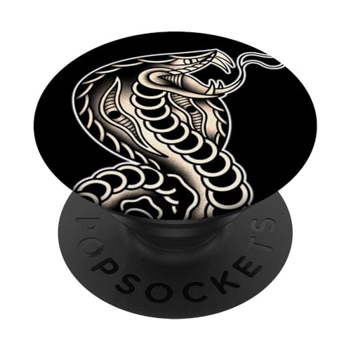 Cobra Snake x King Cobra Serpent PopSockets Klebender PopGrip von Urban Empyre