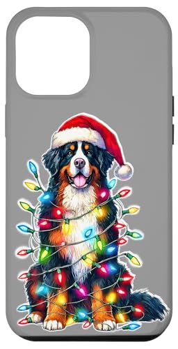 Hülle für iPhone 13 Pro Max Berner Sennenhund x Weihnachtsbeleuchtung von Urban Empyre