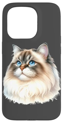 Hülle für iPhone 15 Pro Ragdoll-Katzenporträt x Süße Katze von Urban Empyre