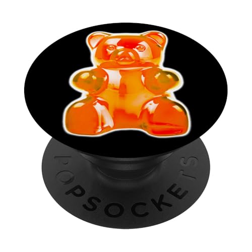 Orange Gummibärchen Süßigkeiten PopSockets Klebender PopGrip von Urban Empyre