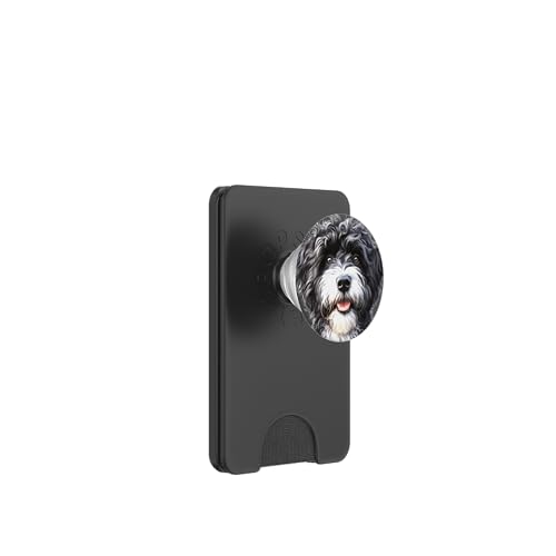 Portugiesischer Wasserhund PopSockets PopWallet für MagSafe von Urban Empyre