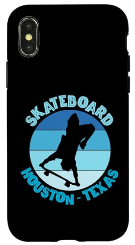 Hülle für iPhone X/XS Houston, Texas, Skateboarder, Urbanes Skateboarden von Urban Skateboarding Culture