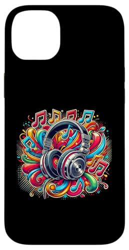 Hülle für iPhone 14 Plus Urban Hip Hop Kopfhörer Retro Vintage DJ Neuheit Graffiti von Urban hip hop headphone retro urbanteesstore