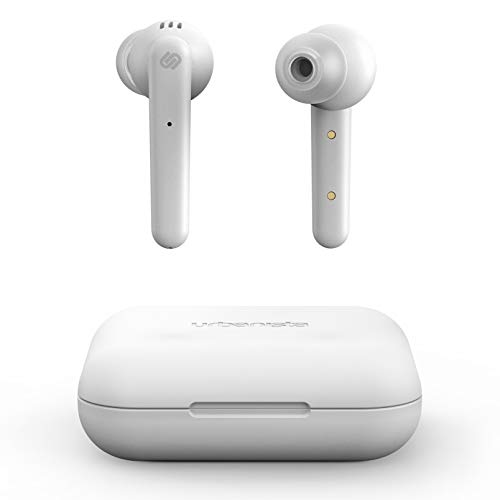 Urbanista Paris True Wireless Kopfhörer 20H, Bluetooth 5.0, Geräuschdämpfende Kopfhörer mit Touchsteuerung + eingebautem Mikrofon, kompatibel mit Android und iOS - Weiß von Urbanista