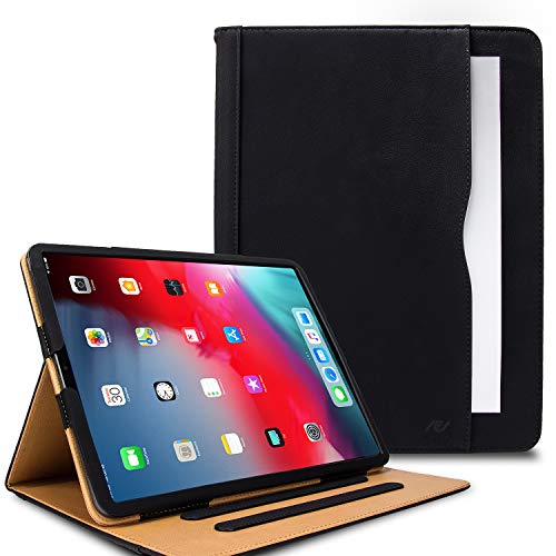 Urcover Sleep/Wake Funktion Smart Cover Tasche kompatibel mit Apple iPad Pro 11 Zoll (2018 Version) Schutz Hülle Case und inkl Displayschutzfolie Schwarz von Urcover