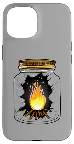 Hülle für iPhone 15 Lagerfeuer Romantik Camping Urlaub Campen romantisch Feuer von Urlaub Reise Ferien Camping Natur