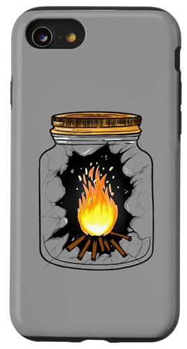 Hülle für iPhone SE (2020) / 7 / 8 Lagerfeuer Romantik Camping Urlaub Campen romantisch Feuer von Urlaub Reise Ferien Camping Natur