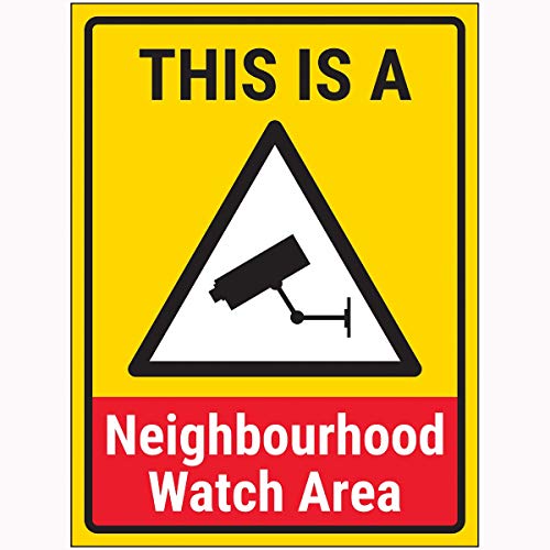 VSafety This Is A Neighbourhood Watch Area Schild – 300 x 400 mm – 3 mm Aluminium Comp mit Anti VSafety This Is A Neighbourhood Watch Area Schild – 300 x 400 mm – 3 mm Aluminium Comp mit Anti von VSafety