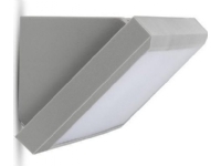 Wandleuchte V-TAC 12W LED diagonal Grau IP65 VT-8054-N 4000K 1250lm von V-TAC