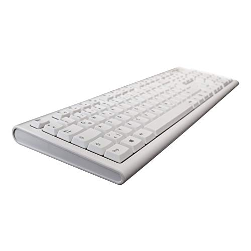 V7 TASTIERA USB Layout Italiano Tastatur USB + PS/2 QWERTY Italienisch weiß – Tastaturen (Standard, USB + PS/2, QWERTY, weiß) von V7