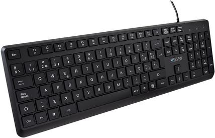 V7 USB PRO KEYBOARD MOUSE ES - Tastatur - QWERTY - Spanien  (KU350ES) von V7