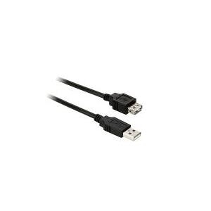 V7 - USB-Verl�ngerungskabel - USB (M) zu USB (W) - 1.8 m - Schwarz von V7