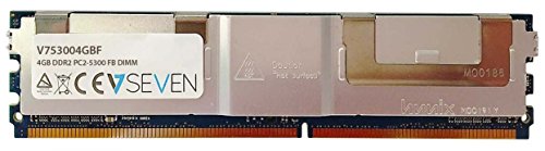 V7 V753004GBF Server DDR2 DIMM Arbeitsspeicher 4GB (667MHZ, CL5, PC2-5300, 240pin, 1.8 Volt, Fully Buffered) von V7