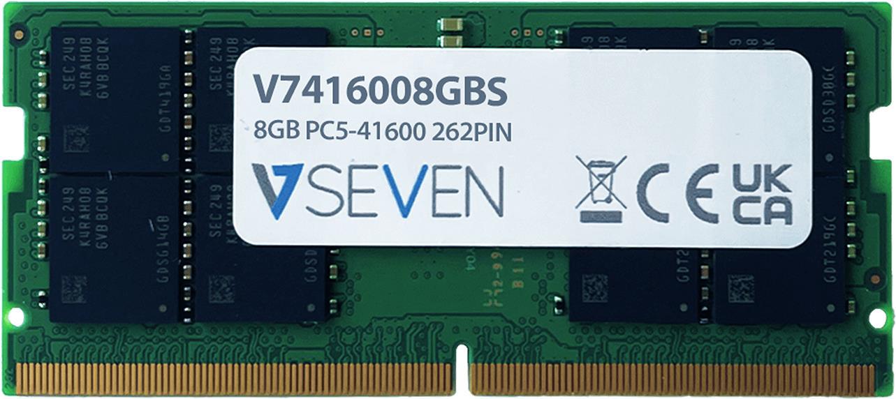 V7416008GBS Speichermodul 8 GB 1 x 8 GB DDR5 5200 MHz (V7416008GBS) von V7