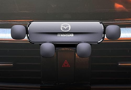 VALKEM Handyhalterung Auto für Mazda CX5 2015-2016, Lüftung Schutz KFZ rutschfest Handyhalter Auto, 360° Drehbar Autotelefonhalter Stabiler Schutz Zubehör,A Grey von VALKEM