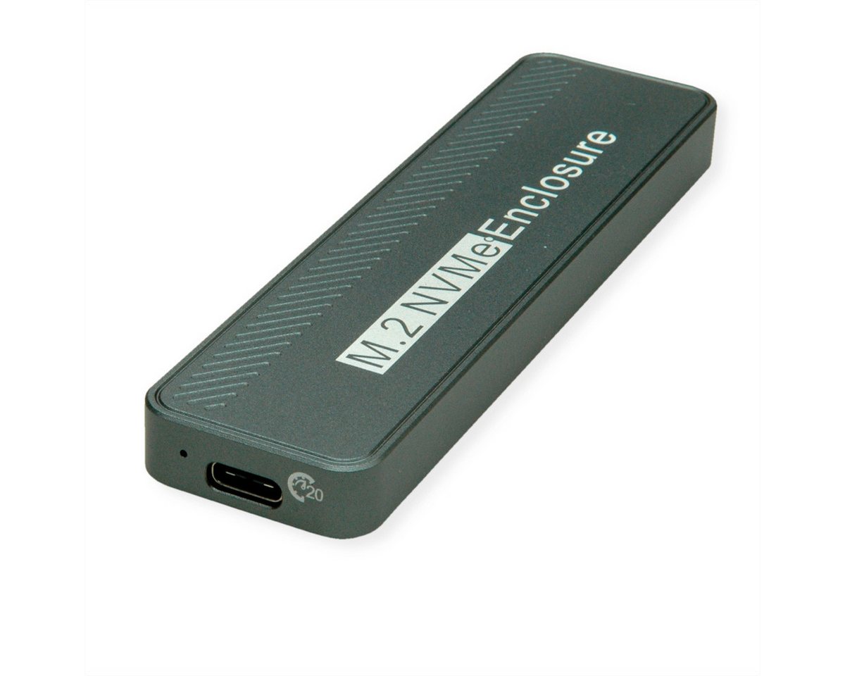 VALUE Festplatten-Gehäuse Externes SSD-Gehäuse, M.2, NVMe zu USB 3.2 Gen 2x2, Typ C von VALUE