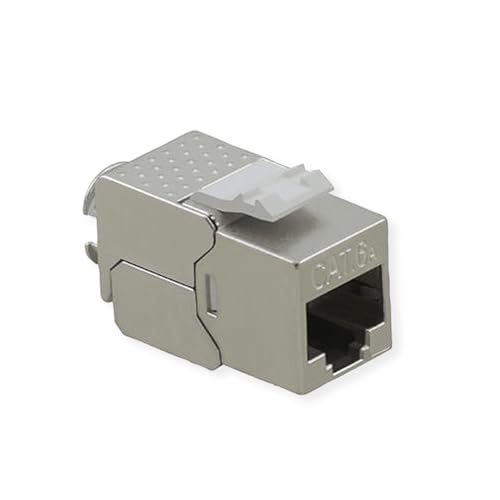 VALUE Kat.6A (Class EA) Keystone, RJ-45, geschirmt, werkzeuglos, Superslim von VALUE