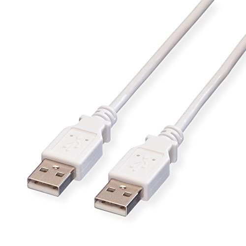 VALUE USB 2.0 Kabel, Typ A-A, weiß, 0.8 m von VALUE