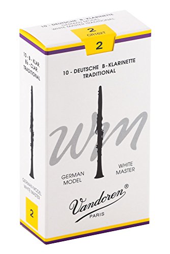 Vandoren Blätter B-Klarinette Deutsch 2,0 White Master Traditional von VANDOREN