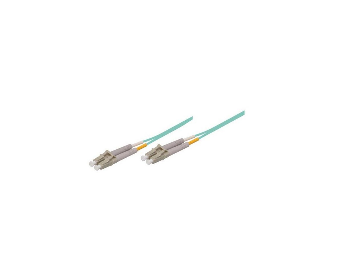 VARIA LWL-Kabel, 2 m, Duplex OM3 (Multimode, 50/125) LC/LC Glasfaserkabel, LC Duplex, (200,00 cm) von VARIA