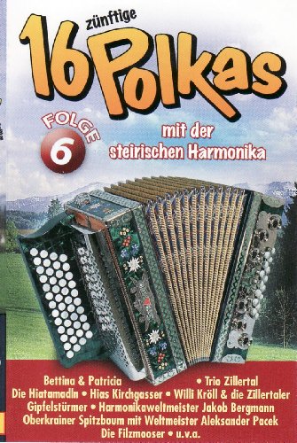 16 Zünft.Polkas M.Steir.Harm6 [Musikkassette] [Musikkassette] von VARIOUS