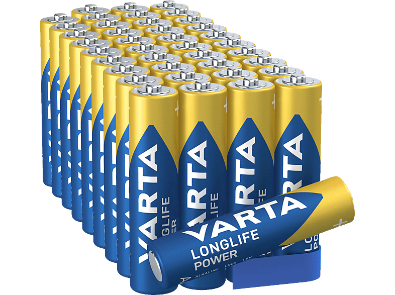 VARTA LONGLIFE Power Storage Box AAA Batterien, Alkaline 40 Stück von VARTA