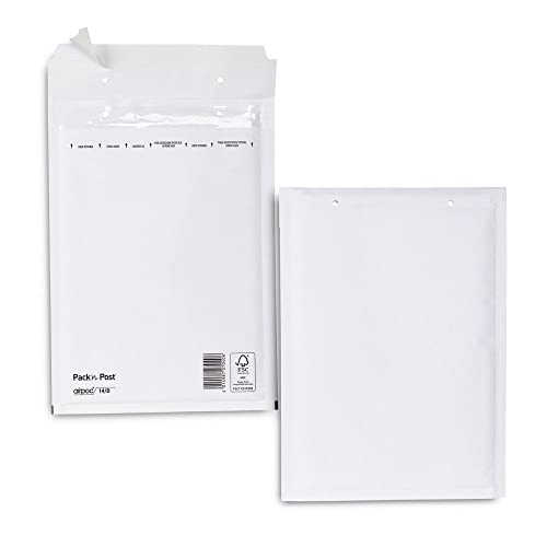 Auswahl Varzi Gepolsterter Umschlag aus weißem Kraftpapier 290 x 420 mm Nutzformat 260 x 360 mm 10 Stück von VARZI