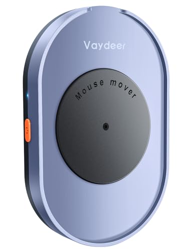 VAYDEER Undetektierbarer Maus Jiggler mit Netzadapter und ON/Off-Schalter Mouse Mover Simulator, Treiberfreie Mausbewegung, Simulation für Computer-Erwachen von VAYDEER