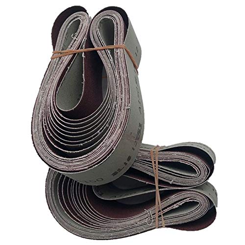 Schleifband,Schleifbänder Set 5 Stück 915 x 100 mm Schleifbänder P40 – P1000 Schleifsiebband 4 x 36 Zoll for Schleifen und Polieren von Holz und Weichmetall(320) von VAYEODEYU