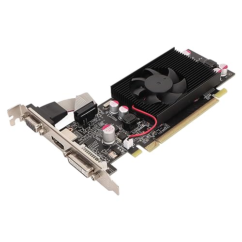 GT210 1 GB Grafikkarte, DDR2, 64 Bit, PCI Express 2.0 X16, 500/266 MHz, Desktop-PC-Gaming-Grafikkarte mit HDMI-, DVI- und VGA-Anschlüssen von VBESTLIFE