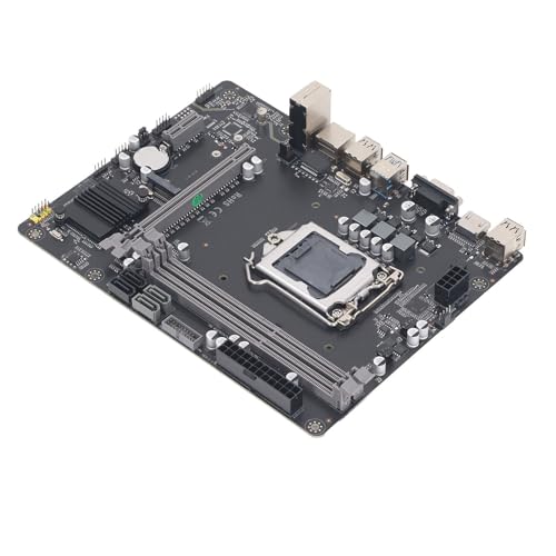 H81M LGA1150 Computer-Motherboard, DDR3-Speicher USB3.0 M.2 Gaming-Mainboard, mit HD-Multimedia-Schnittstellen, für Desktop-PC-Unterstützung von VBESTLIFE