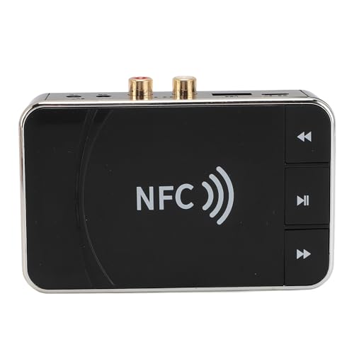 NFC-Bluetooth-Audioempfänger, Bluetooth 5.0 EDR-Audioadapter für Heimstereoanlage, Autoradio, Lautsprecher, AUX 3,5 Mm und Stereo-Analogausgangsbuchse Aduio-Adapter von VBESTLIFE