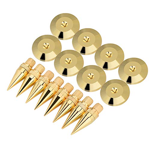 VBESTLIFE 8 Paar 6 x 36 MM Lautsprecher Spikes mit Absorber, Boxen Spikes für HiFi Geräte VBESTLIFE 8 Paar 6 x 36 MM Lautsprecher Spikes mit Absorber, Boxen Spikes für HiFi Geräte von VBESTLIFE