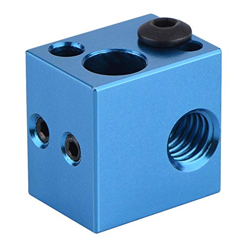 VBESTLIFE Aluminium Heizblock 3D Drucker Zubehör Heat Block für Makerbot(Blau) von VBESTLIFE