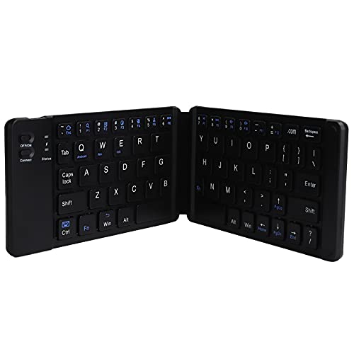 VBESTLIFE Faltbare Kabellose Tastatur, 120 MAh Wiederaufladbare Lithium-Batterie Bluetooth-Tastatur, für Laptop-Tablet-Computer-Zubehör von VBESTLIFE