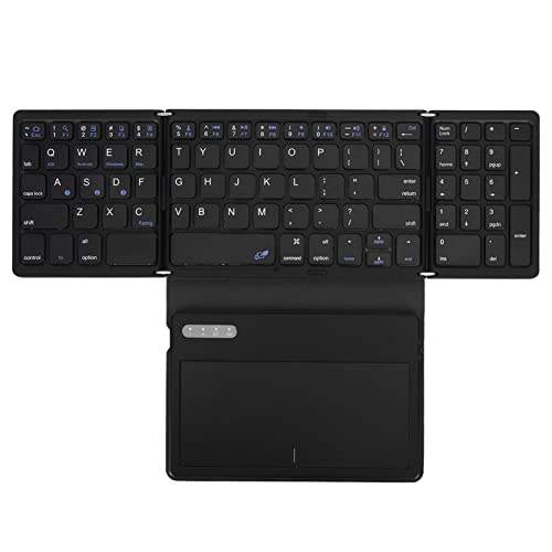 VBESTLIFE Faltbare -Tastatur mit Touchpad, Geringe Latenz, Universelle Kompatibilität, 35 Stunden Akkulaufzeit von VBESTLIFE