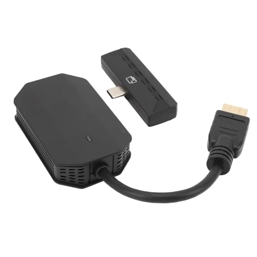 VBESTLIFE HDMI-Sender-Empfänger, Tragbares Plug & Play-5G-Wireless-HDMI-Extender-Kit Zum Streamen von Video und Audio auf den von Laptop, PC, TV-Box, Projektor von VBESTLIFE