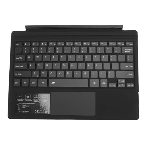 VBESTLIFE Magnetische Bluetooth-Tastatur für für Pro 3/4/5/6/7, Bluetooth 5.0, Bunte Hintergrundbeleuchtung, Multi-Touchpad-Funktionalität, Leistungsstarke Ausdauer (Black) von VBESTLIFE