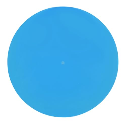 VBESTLIFE Plattenspielermatte, Plattenspielermatte Plattenteller Slipmat, Plattentellermatte Acryl für 12-Zoll-LP-Plattenspieler für 33 1/3 U/min und 45 U/min Schallplatten (Transparentes von VBESTLIFE