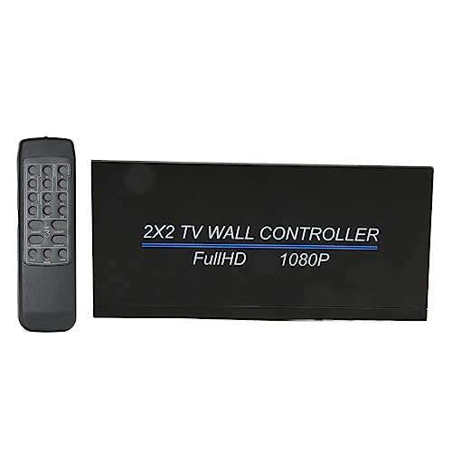 Videowand-Controller, 2 X 1, 3 X 1, 4 X 1, 1 X 2, 1 X 3, 1 X 4, 2 X 2, TV-Wand-Controller für Fernseher, die Anzeige Verbinden, Plug-and-Play, mit HDMI (EU-Stecker) von VBESTLIFE