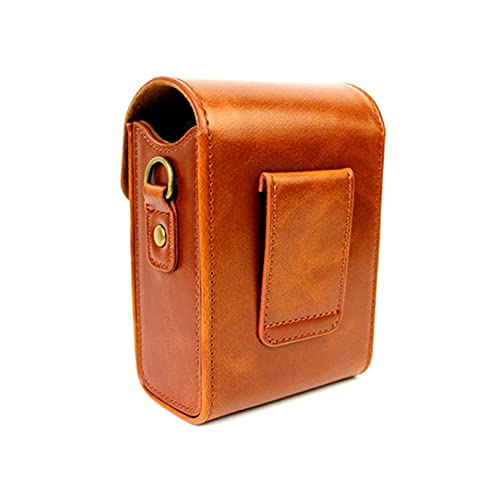 VBPBHFFNMW Kamera Tasche Pu. Ledertasche Powershot G9X II G. 7X Mark. II III SX740 SX730 SX720 SX710 SX700 SX620 SX610 SX600 HS Kameratasche(Brown) von VBPBHFFNMW