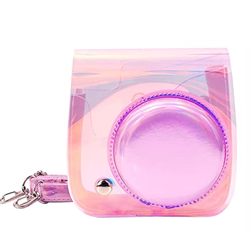 VBPBHFFNMW Kameratasche transparente holografische Laser-Sofortbildkamera Schultergurt Tasche Schutzhülle Tasche passend for Fujifilm Mini 11 9 8 Kameratasche von VBPBHFFNMW