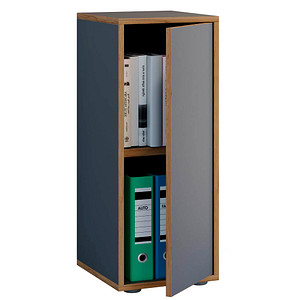 VCM my office Aktenschrank Salia, 920719 anthrazit, honig-eiche 1 Fachboden 30,0 x 32,0 x 74,0 cm von VCM my office