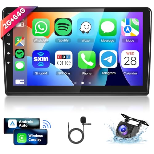 2G+64G Autoradio Android 13 für FIAT Ducato 3/Peugeot Boxer 2/Citroen Jumper 2 2011-2022, 9 Zoll HD Touchscreen Radio mit Drahtloses Carplay Android Auto GPS WiFi USB Bluetooth FM RDS Rückfahrkamera von VECHTEL