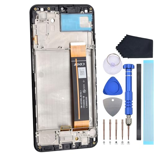 Full Display Screen Touch Digitizer Replacement with Screen Frame for Samsung Galaxy A23 5G SM-A236U SM-A236B von VEKIR