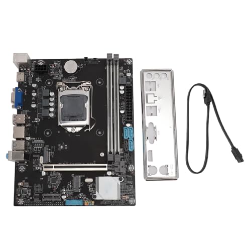 LGA1150-CPU-Computer-Motherboard, 2 DDR3-Desktop-Motherboard mit VGA- und USB3.0-Schnittstelle, B85M-K-Motherboard, Erweiterbare PCIEX16-Grafikkarte für PC von VELATEMOR