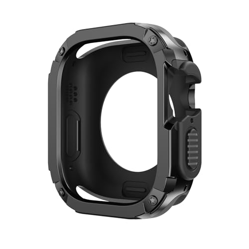 VELORE Uhrengehäuse für Apple Watch Ultra Cover 49 mm 40 mm 41 mm 44 mm 45 mm 42 mm 38 mm Anti-Fall-Schale iWatch Serie 9 8 7 6 5 4 SE 3 2 Uhrengehäuse(Black,38/40/41mm) von VELORE