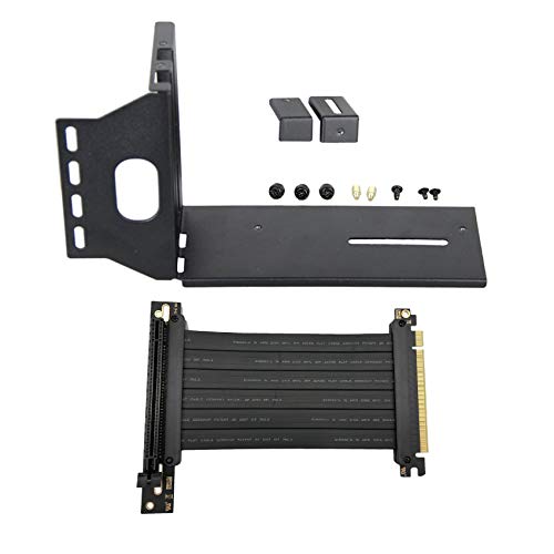 VENOAL Vertikaler GPU Stand Bild Karten Halter mit PCI Express VerläNgerungs Kabel Feste GPU PCI-E Eingebaute Vertikale Halterung von VENOAL